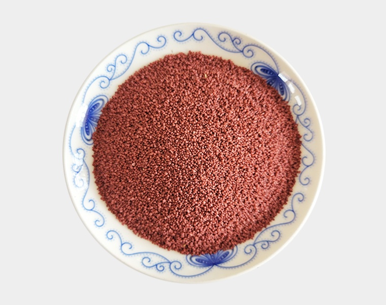Sintered colored sand